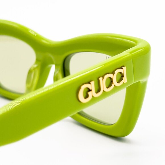 NEW GUCCI GG1773S 006 GREEN CAT EYE WOMEN SUNGLASSES GUCCI - Picture 7 of 10